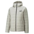 Puma Quilted Jacket Essential with Hood (padded, warm) light grey Men